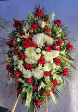 Load image into Gallery viewer, Red and White Standing Spray